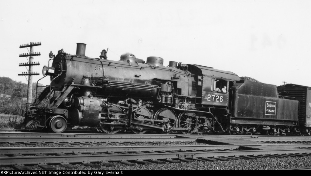 BM 2-8-0 #2726 - Boston & Maine